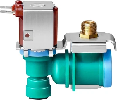 Nueva válvula de entrada de agua para refrigerador Whirlpool genuina de caja abierta WPW10238100 Foto 1 de 4