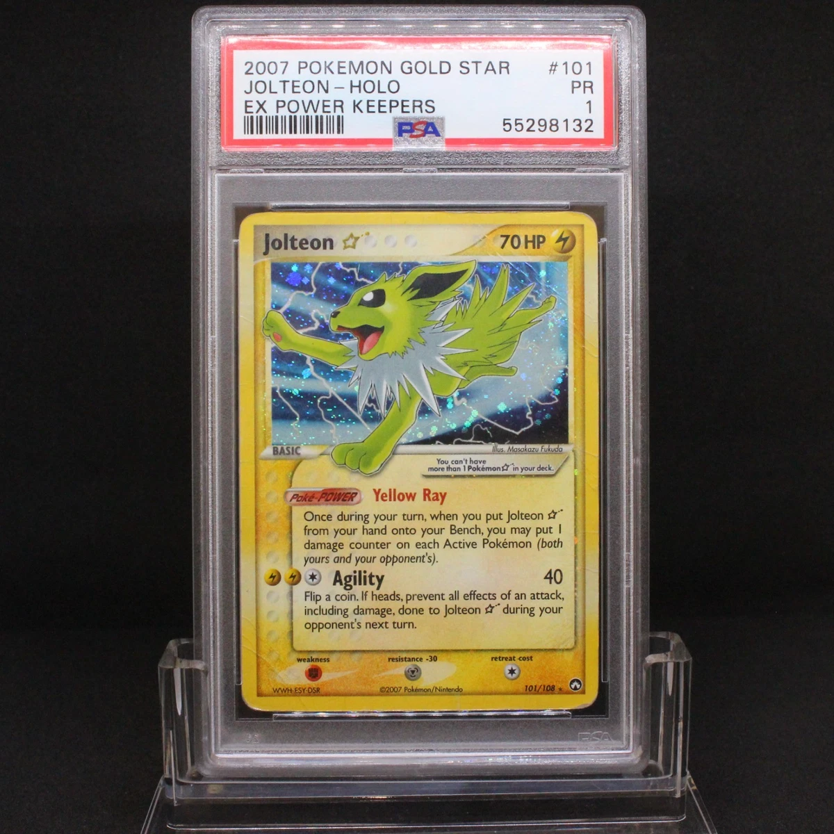 JOLTEON GOLD STAR サンダース 英語版 ポケットモンスター JOLTEON