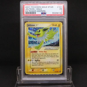 🔥 PSA 1 PR JOLTEON GOLD STAR HOLO | EX POWER KEEPERS 101/108 🔥 - Picture 1 of 3