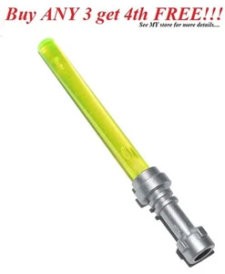 ☀️NEW LEGO Star Wars STARWARS Lightsaber Blade & Hilt Trans-Neon Green Sword - Picture 1 of 2