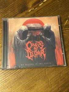 Crypts of Despair WE BELONG IN THE GRAVE Death SATAN Metal Hand Number 75/500 - Picture 1 of 10