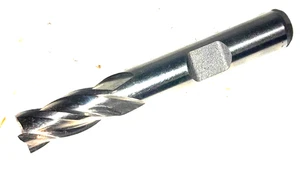 23/64" End Mill, 7/8" Flute, 3/8" Shank, 2-1/2" OAL, HSS (UE-13-F-3) - Picture 1 of 1