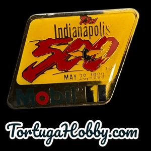Vintage 1989 73rd Indianapolis 500 Pin/Pins Mobil 1 - Almost 40 Years OLD!!! - Picture 1 of 4