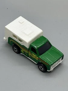 Hot Wheels Redline Pickup Truck Backwoods Camper Dragon 1974 grün Hong Kong - Bild 1 von 12