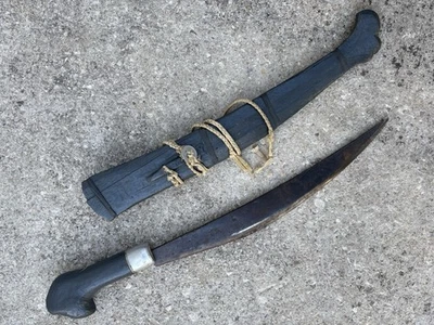 Vintage old Philippines utilitarian oversized garab knife/sword Visayas large - Image 1 of 4