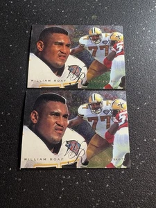 William Roaf 1995 Fleer Flair Anteprima Calcio #21 NFL New Orleans Saints OT - Foto 1 di 2