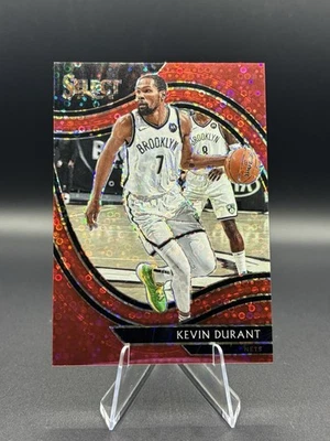 Kevin Durant Red Disco Courtside #259 Panini 2021 NBA Brooklyn Nets (45/49) - Image 1 of 4