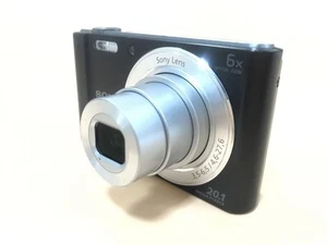 Sony Cyber Shot DSC W810 Digital Camera 20.1MP Black SD Transfer Set - Picture 1 of 12