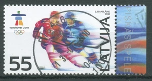 Lettland 2010 Olympische Winterspiele Vancouver Eishockey 781 gestempelt - Bild 1 von 1