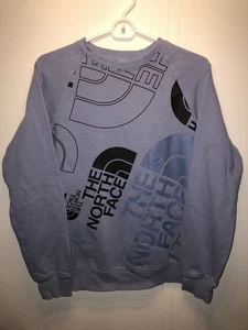 THE NORTH FACE Felpa da donna in cotone/polipile foderato con logo - S, Blu - Foto 1 di 10
