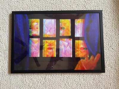 original framed painting prints using acrylic, digital  and other mixed medias Foto 1 de 2