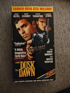 From Dusk Till Dawn VHS Screener Demo Tape Dimension Home Video Tarantino Promo - Picture 1 of 3