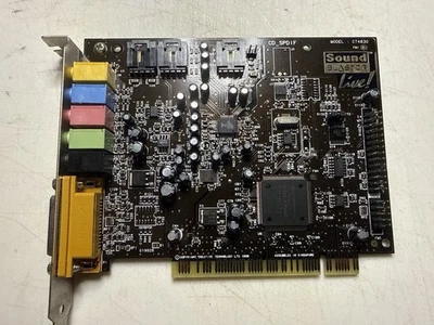 SOUND BLASTER LIVE! VALUE CT4830 4.0 PCI AUDIO CARD Tested Working - image 1 of 2
