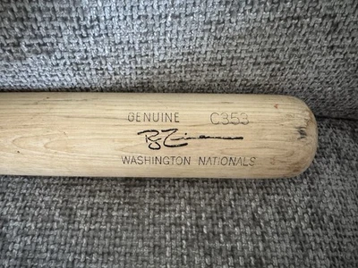 Ryan Zimmerman Game Used Louisville Slugger Baseball Bat Washington Nationals 11 - Image 1 of 4