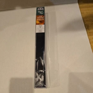 Charles Craft Gold Standard 15" x 18" 14 Count Aida Fabric Black - Picture 1 of 3