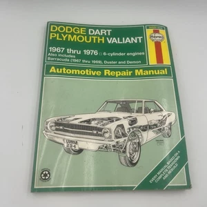 Dodge Dart Plymouth Valiant 1967-1976 Haynes manual de reparación automotriz - Imagen 1 de 4