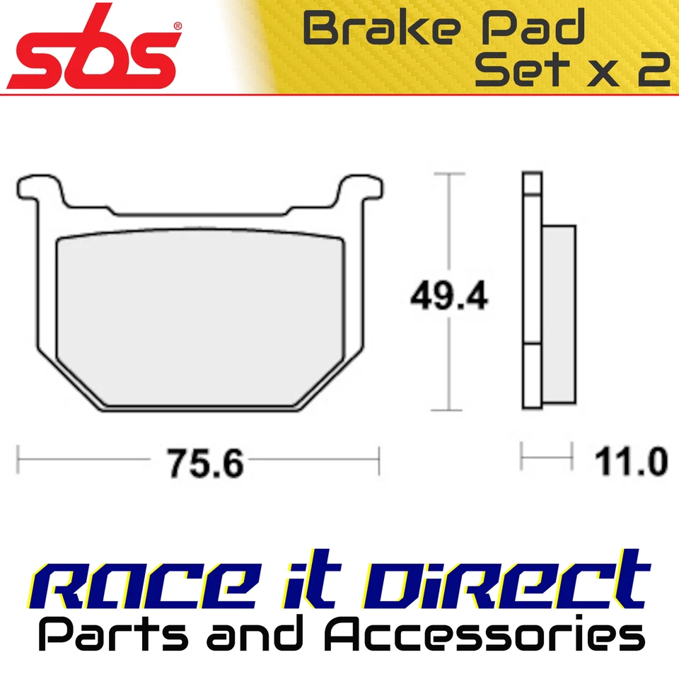 Pastillas de freno para SUZUKI GS 850 GT 1980 Front Street SBS Foto 1 de 4