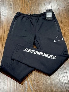 ✅ $75 Michael Air Jordan Nike Jumpman Boy M (10/12) Black Sweatpants Joggers NWT - Picture 1 of 9