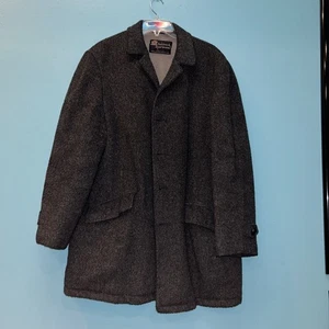 Vintage Sears Oakbrook Sportswear Wool Peacoat Mens sz Men’s  Large Fur lined - Picture 1 of 11