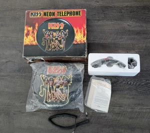 Teléfono de neón arte álbum KISS Aucoin Destroyer 1998 vintage nuevo en caja/sin usar - Imagen 1 de 9