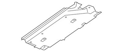 Genuine Audi Under-Body Shield 8U0-825-207 Foto 1 de 2