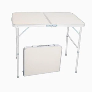 New 3 Feet Portable Folding Table Outdoor Picnic Camping Table Party Adjustable - Picture 1 of 8