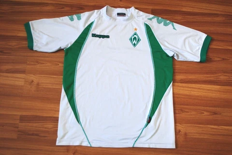 WERDER BREMEN TRAINING FOOTBALL SHIRT 2000s JERSEY TRIKOT KAPPA SIZE MENS LARGE Cover