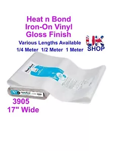 Heat and Bond Iron On Clear Vinyl | Iron On Gloss | Crafts, Fabric | Heat n Bond - Picture 1 of 3