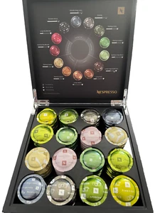 NESPRESSO PRO DISCOVERY VITRINE DISPLAY BOX + 80 PODS GEBRAUCHT V GUTER ZUSTAND - Bild 1 von 10