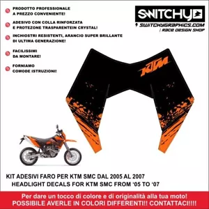 KIT ADESIVI GRAFICHE "SP01" per KTM 640 SMC DAL 2002 AL 2007 STICKERS DEKORE - Bild 1 von 3