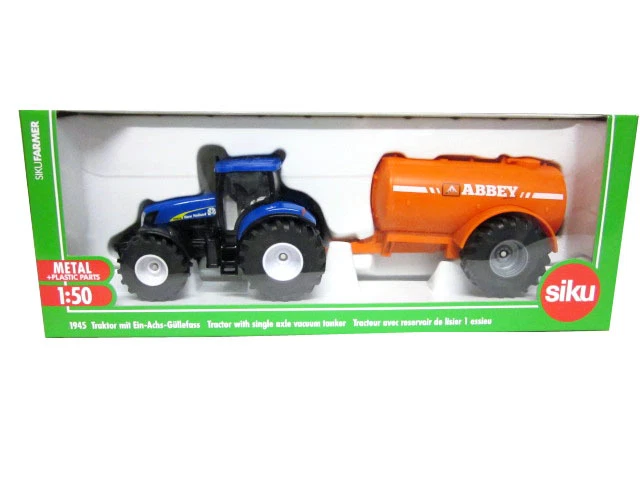 SIKU 1:50 TRATTORE CON BOTTE  TRACTOR WITH VACUUM TANKER ART 1945 - Immagine 1 di 1