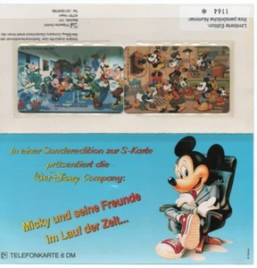 Disney Puzzle Phonecards "Mickey & Friends" from Germany 1993 - Picture 1 of 1