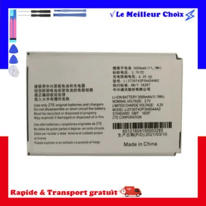 Batterie 3000mAh type LI3730T42P3h6544A2 Pour ZTE SRQ-Z289L - Zdjęcie 1 z 5