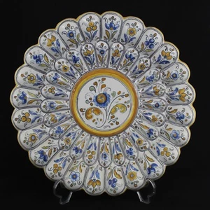 RUIZ DE LUNA Antiguo Plato de Castañuelas Ceramica Talavera de la Reina c.1930💝 - Imagen 1 de 10