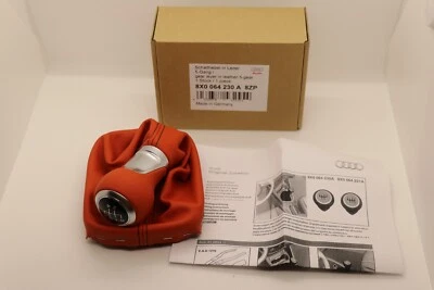 Pomo de cambio original Audi A1 Begonia 5 velocidades - 8X0064230A8ZP NUEVO Foto 1 de 4