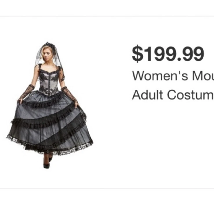 Women’s new mourning bride costume - Image 1 of 3