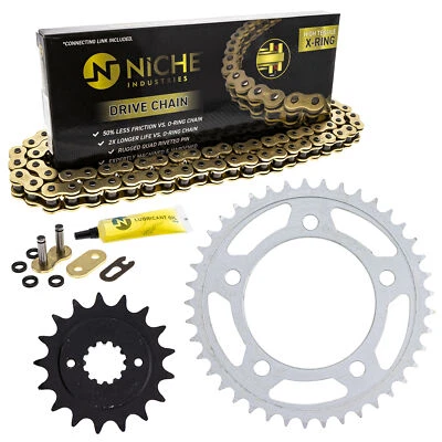 Sprocket Chain Set for Honda VT750C VT750CD 17/41 Tooth 525 X-Ring Front Rear - Image 1 of 4