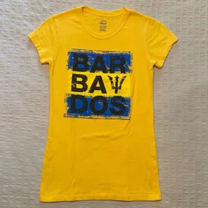 Barbados gelbes T-Shirt - Größe: Small - Bild 1 von 3