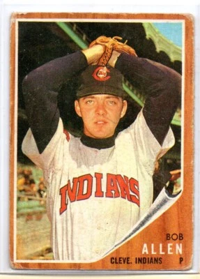 1962 Topps #543 Bob Allen SP VG/VGEX HIGH NUMBER VINTAGE 1960S SET BUST - Image 1 of 2
