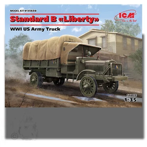 ICM STANDARD B "LIBERTY" WWI US ARMY TRUCK MODEL KIT 35650 - Picture 1 of 4