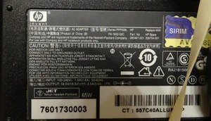 Genuine HP Compaq Laptop AC Power Adapter PA-1650-02C  - Picture 1 of 2