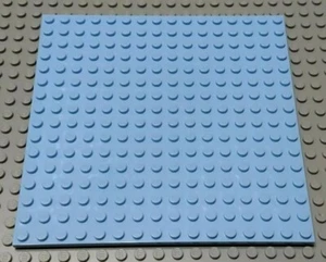 LEGO BASEPLATE Bright Lt  Blue 16x16 stud  5" x 5" Base Plate FRIENDS City - Picture 1 of 1