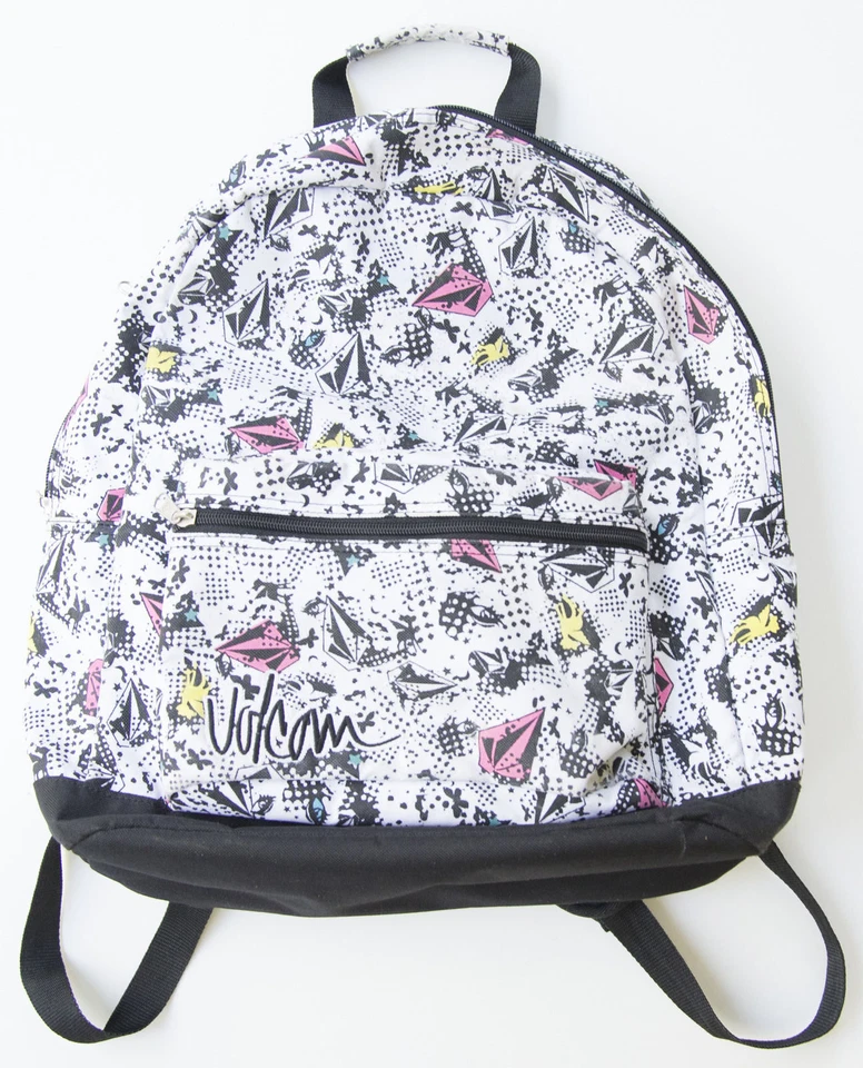 HOMBRE MUJER VOLCOM COSMIC FAUN STONE LOGO MOCHILA ESCOLAR BOLSO BLANCO NUEVO $55 Foto 1 de 1