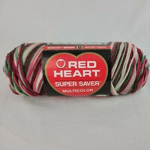 Holly & Ivy Red Heart Super Saver Yarn 0967 Acrylic 6 oz Skein 12 AVAILABLE NEW - Picture 1 of 4