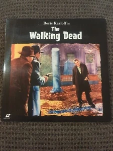 RARE! LaserDisc THE WALKING DEAD staring BORIS KARLOFF BLACK/WHITE 1936 - Picture 1 of 2