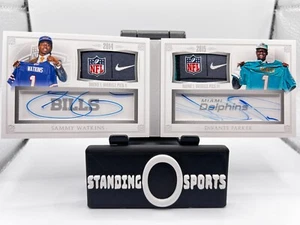 2015 NT Sammy Watkins DeVante Parker Dual Laundry Tag Auto Swoosh Booklet 1/1 - Picture 1 of 7