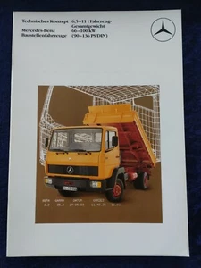 Mercedes Benz Baustellenfahrzeuge Prospekt 04.1984 - Picture 1 of 1