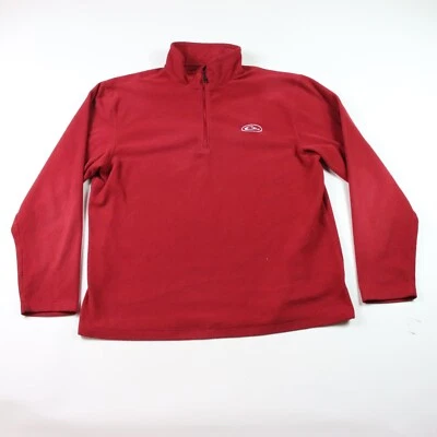 Drake Waterfowl Men’s 1/4 Zip Fleece Pullover Sz Large Waterfowler Red - Image 1 of 4