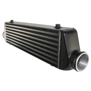 Universal Aluminum Mount Intercooler 550*140*65 FMIC 2.5" In/outlet Black - Picture 1 of 11
