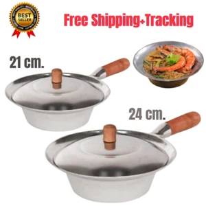 Olla con Tapa Horneada Vermicelli Camarones Goong Aob Woonsen Restaurante Menú Estilo Tailandés - Imagen 1 de 11